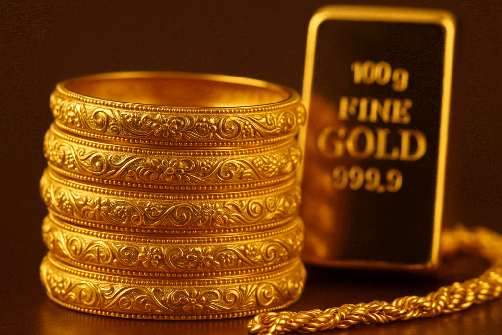 ఇప్పటికీ లక్ష దాటిన బంగారం ధరలు – జూలై 28కి తాజా రేట్లు ఇవే!