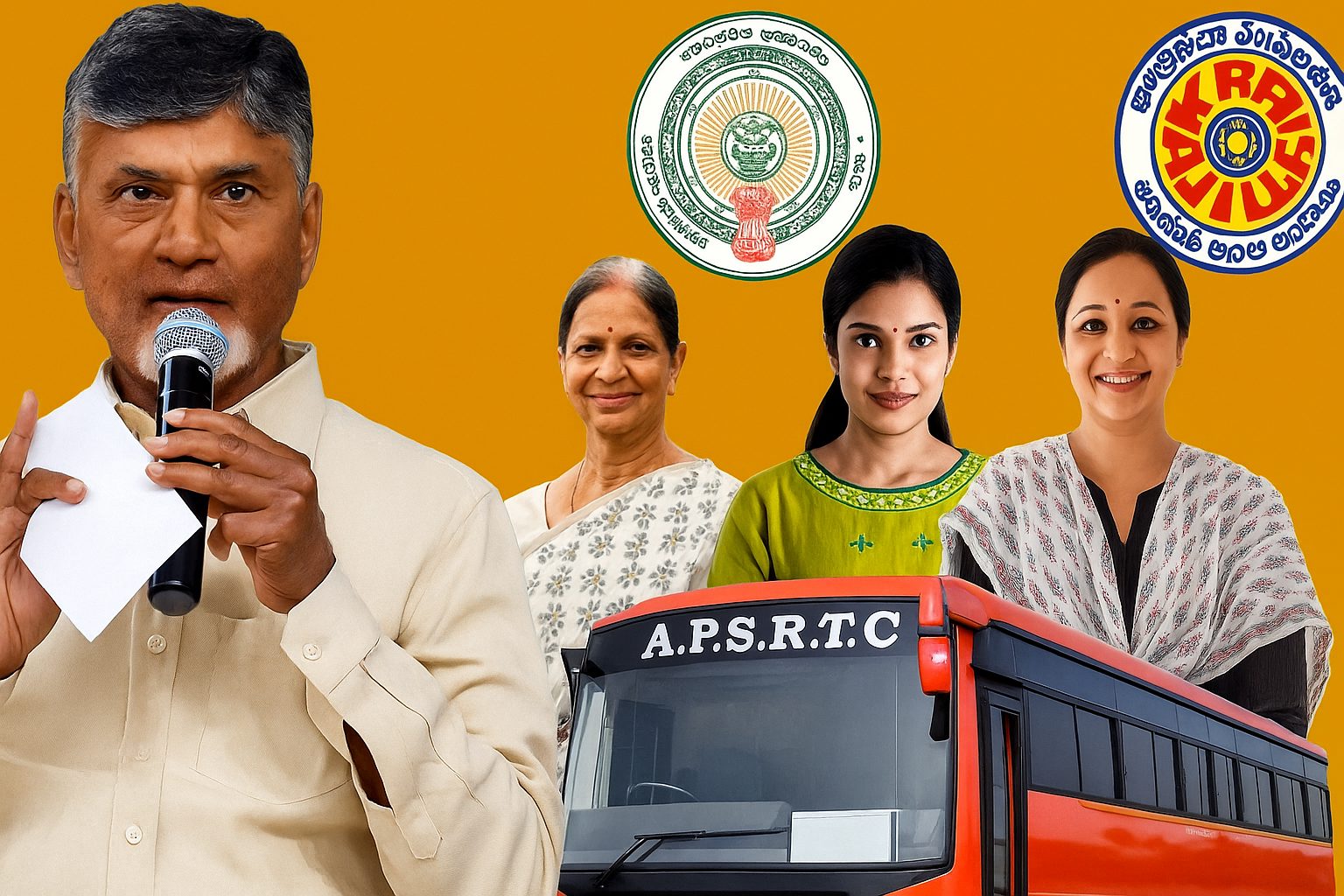 ఆగస్టు 15 నుంచి మహిళలకు ఫ్రీ బస్సు ప్రయాణం: ఏపీ ప్రభుత్వం గుడ్ న్యూస్ చెప్పింది!