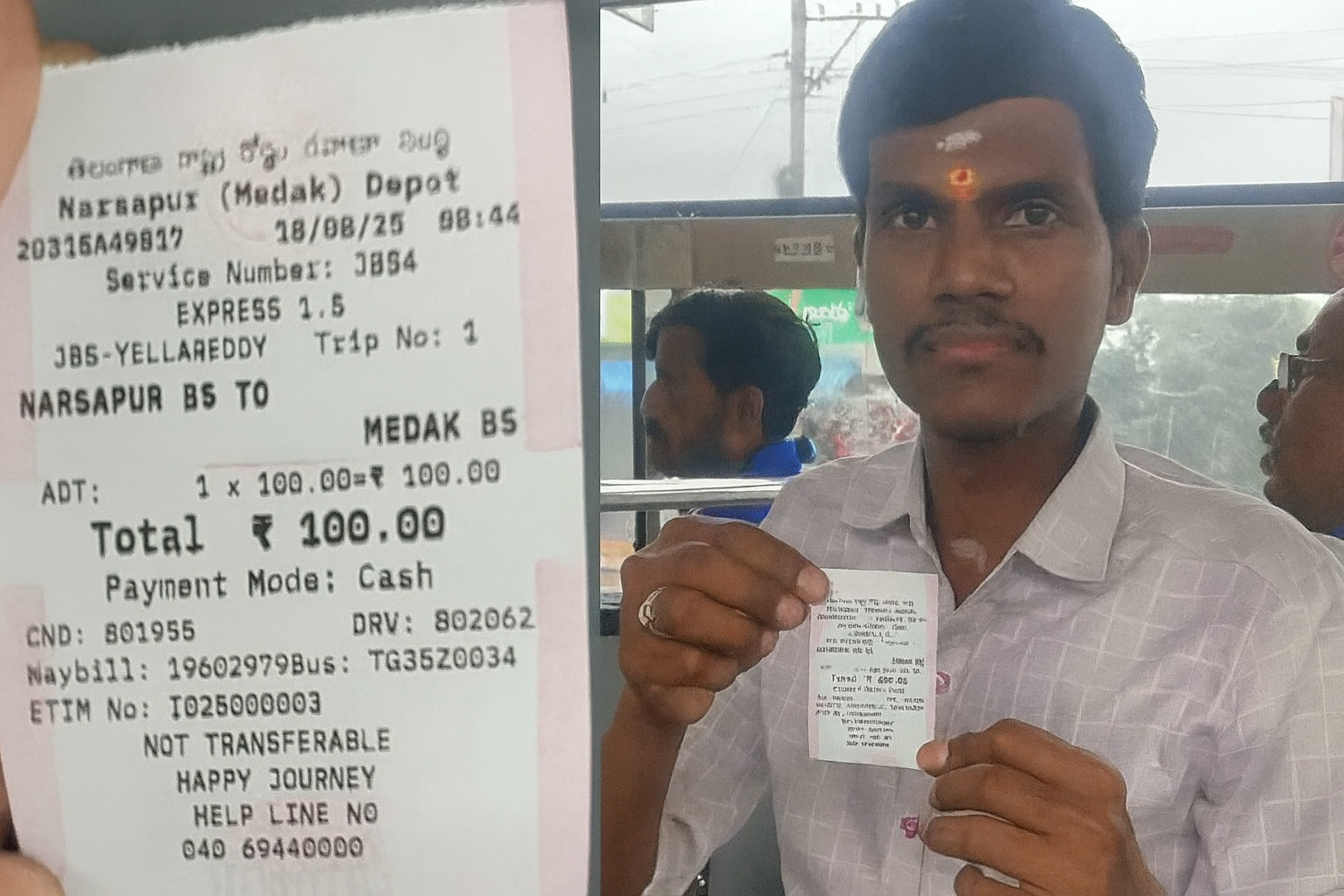 నర్సాపూర్–మెదక్ బస్ చార్జీలు ఒక్కసారిగా పెరిగి ప్రయాణికుల ఆగ్రహం