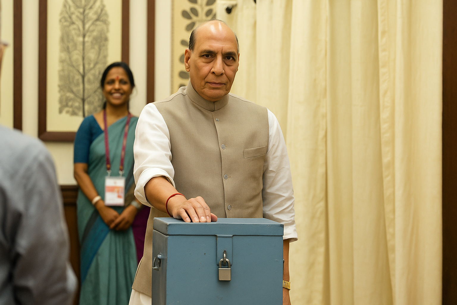 ఉపరాష్ట్రపతి ఎన్నికలు 2025: ప్రధాని మోదీ తొలి ఓటు – రాజ్‌నాథ్, రిజిజు సహా పలువురు నేతలు పోలింగ్‌లో పాల్గొన్నారు