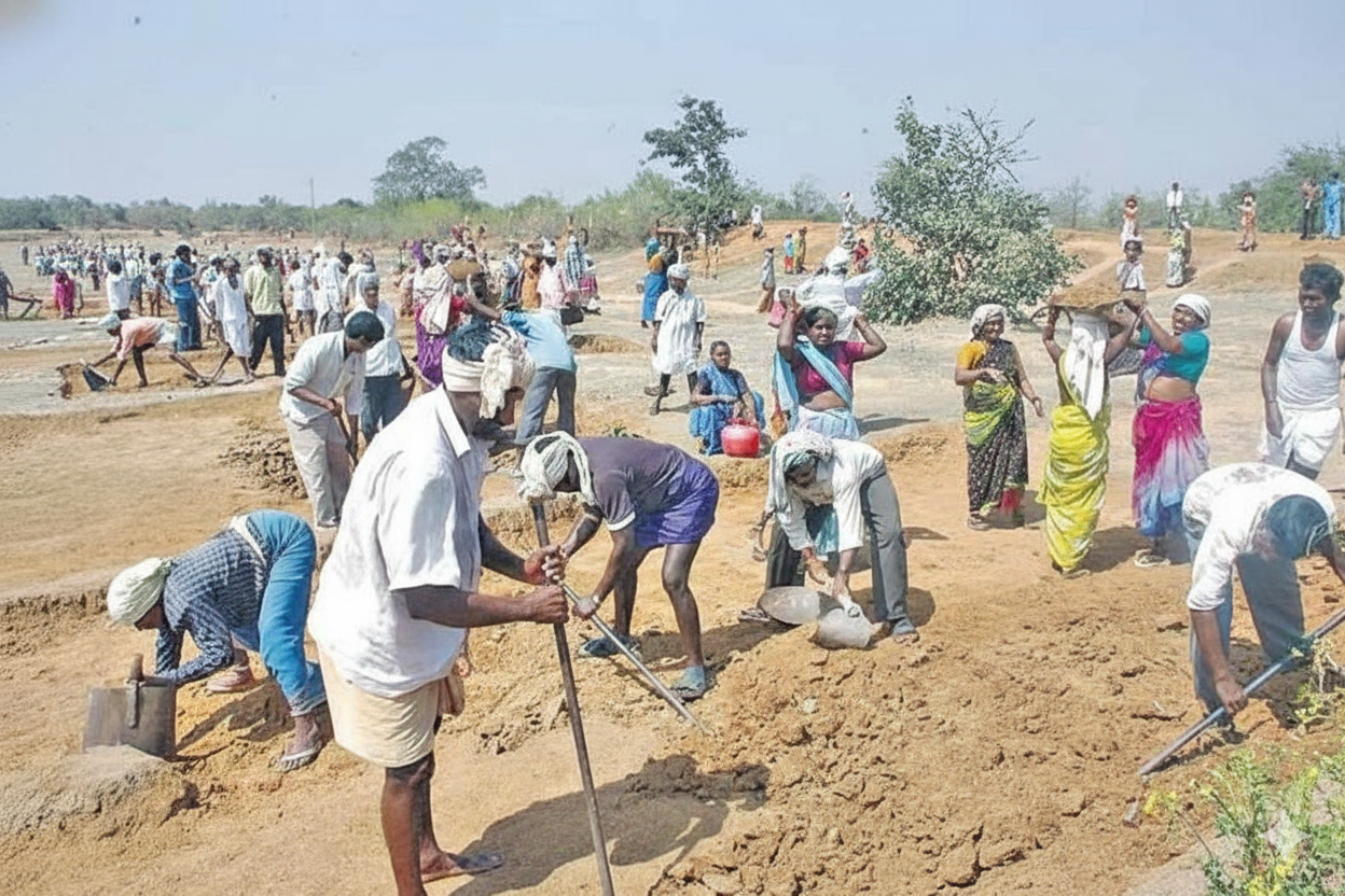 గ్రామాల్లో ఉపాధి హామీ పనులకు పునాది – కూలీలకు మరిన్ని అవకాశాలు