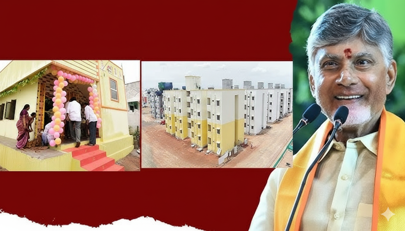 ఒకేసారి 3 లక్షల ఇళ్ల ప్రారంభం – పేదల కల సాకారం చేస్తున్న సీఎం చంద్రబాబు